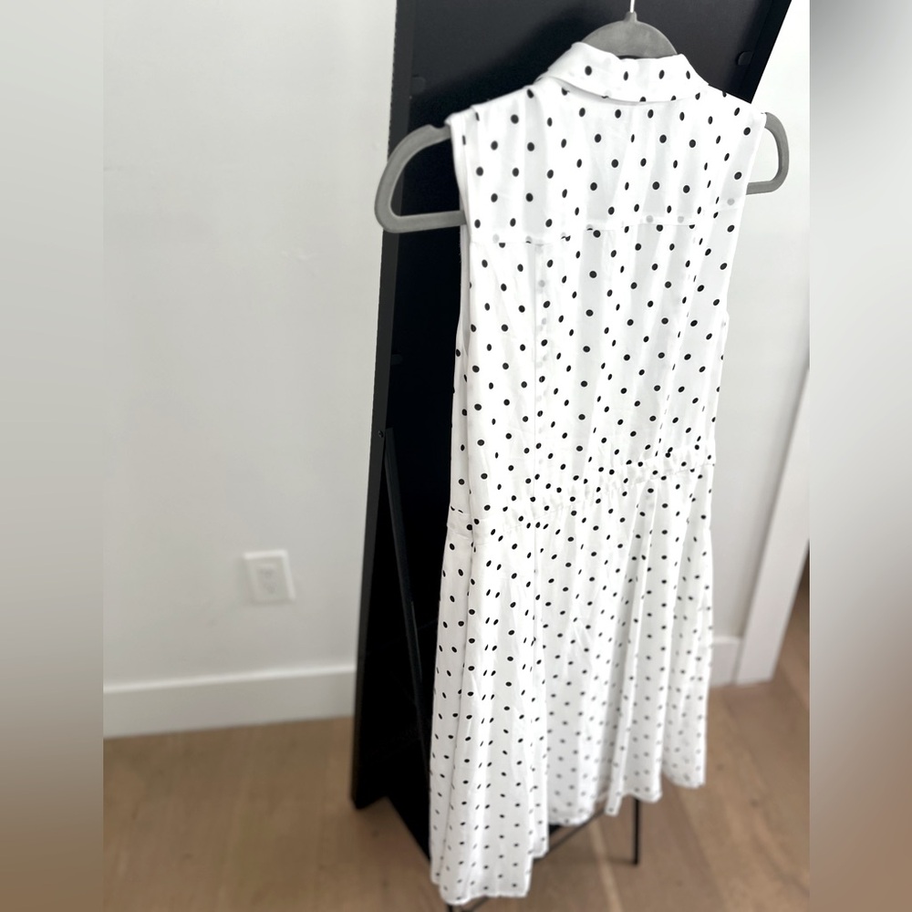 Donna Karan Polka Dot Dress - Picture 8 of 9